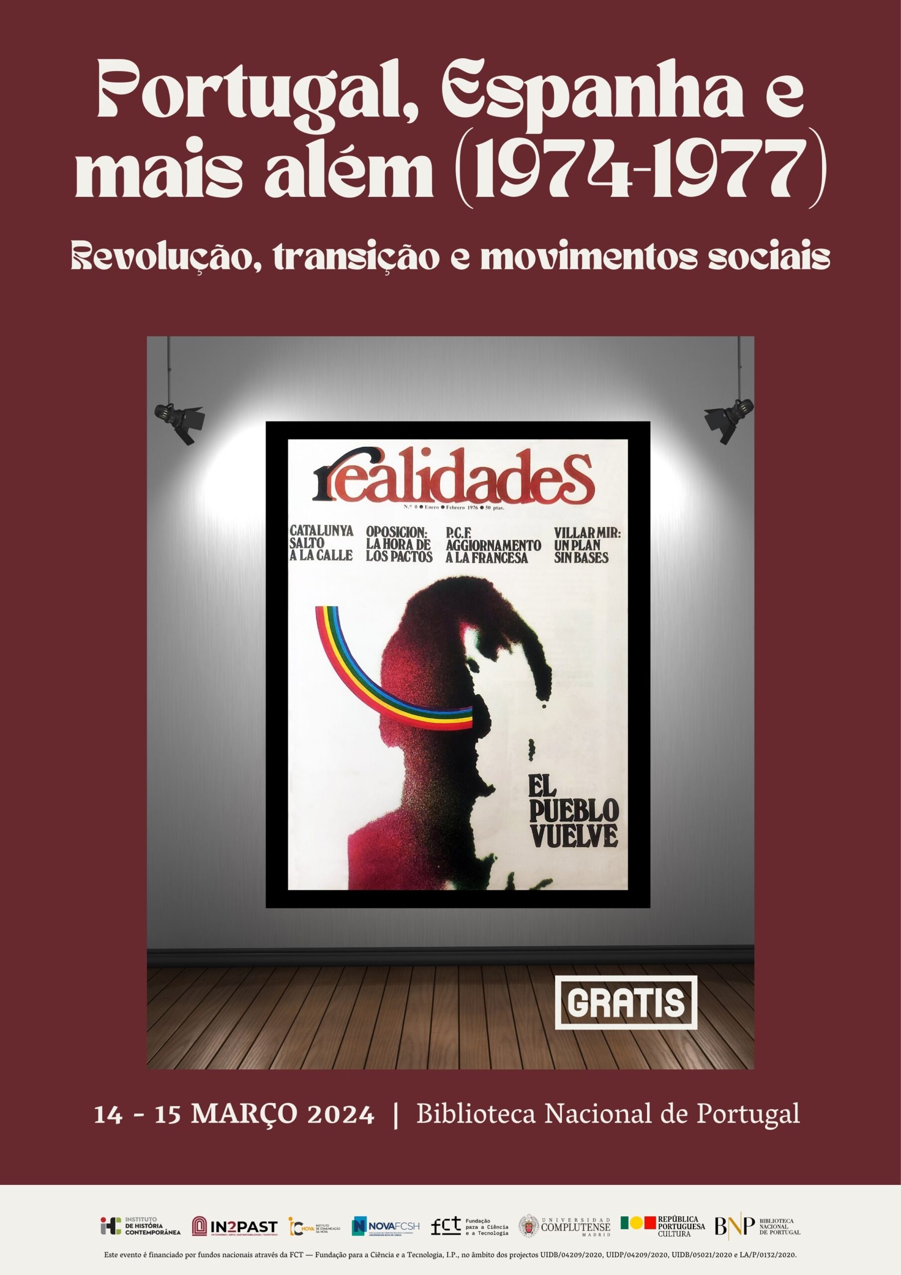 Capa Oficial do Evento Portugal, Espanha e mais além (1974-1977): Revolução, transição e movimentos sociais
