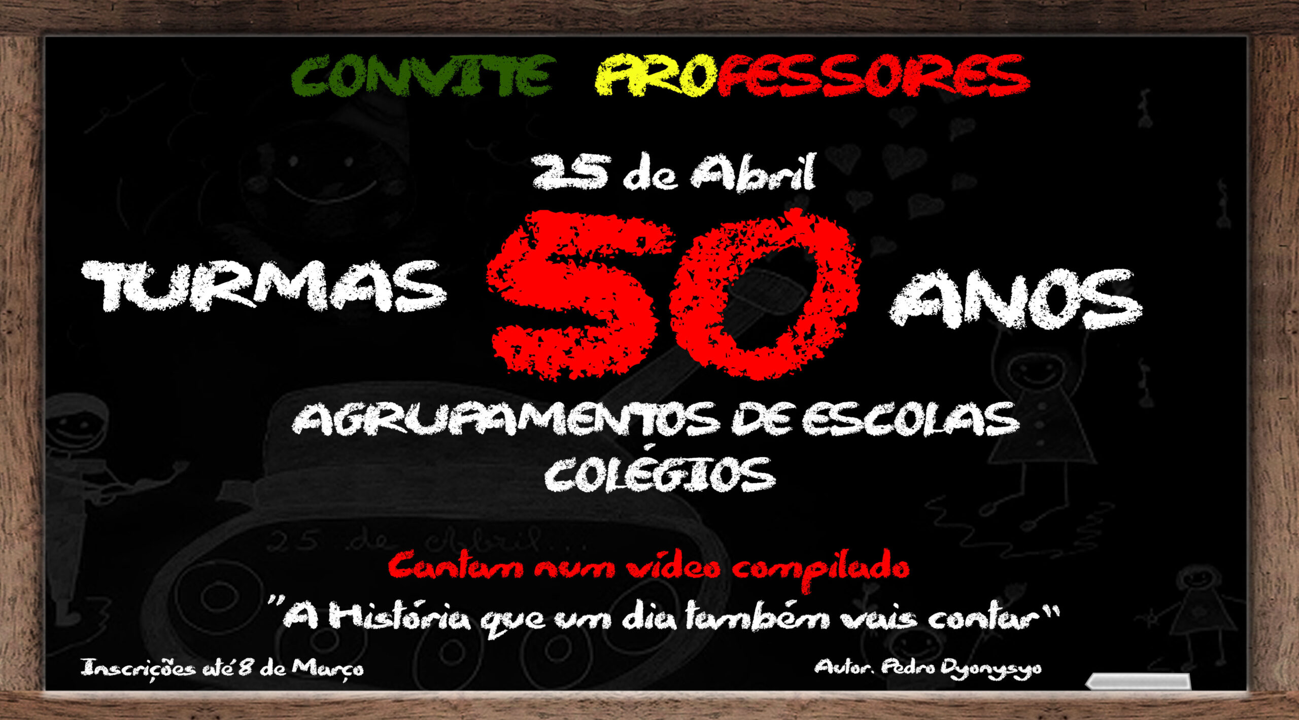 Capa Oficial do Evento 50 Agrupamentos de Escola / Colégios cantam 