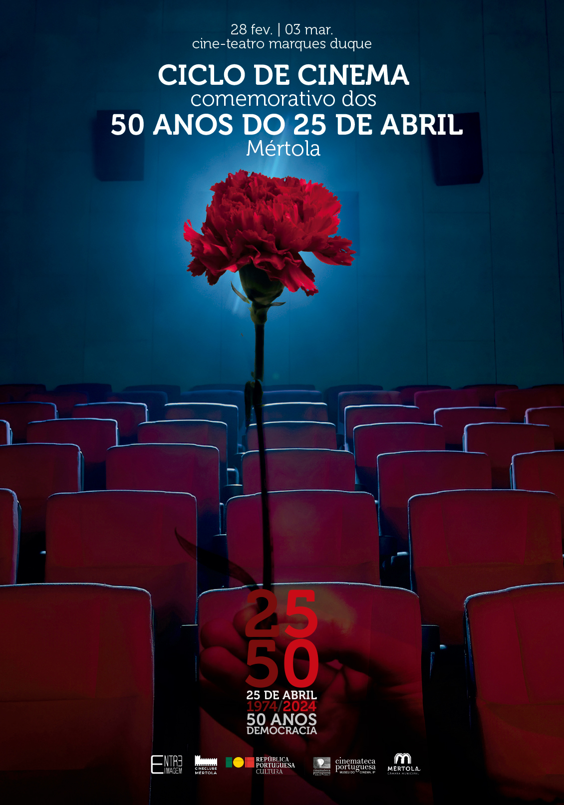 Capa Oficial do Evento Ciclo de Cinema: Imagens em Movimento – Cinema Português em Diálogo com o Cineclube de Mértola