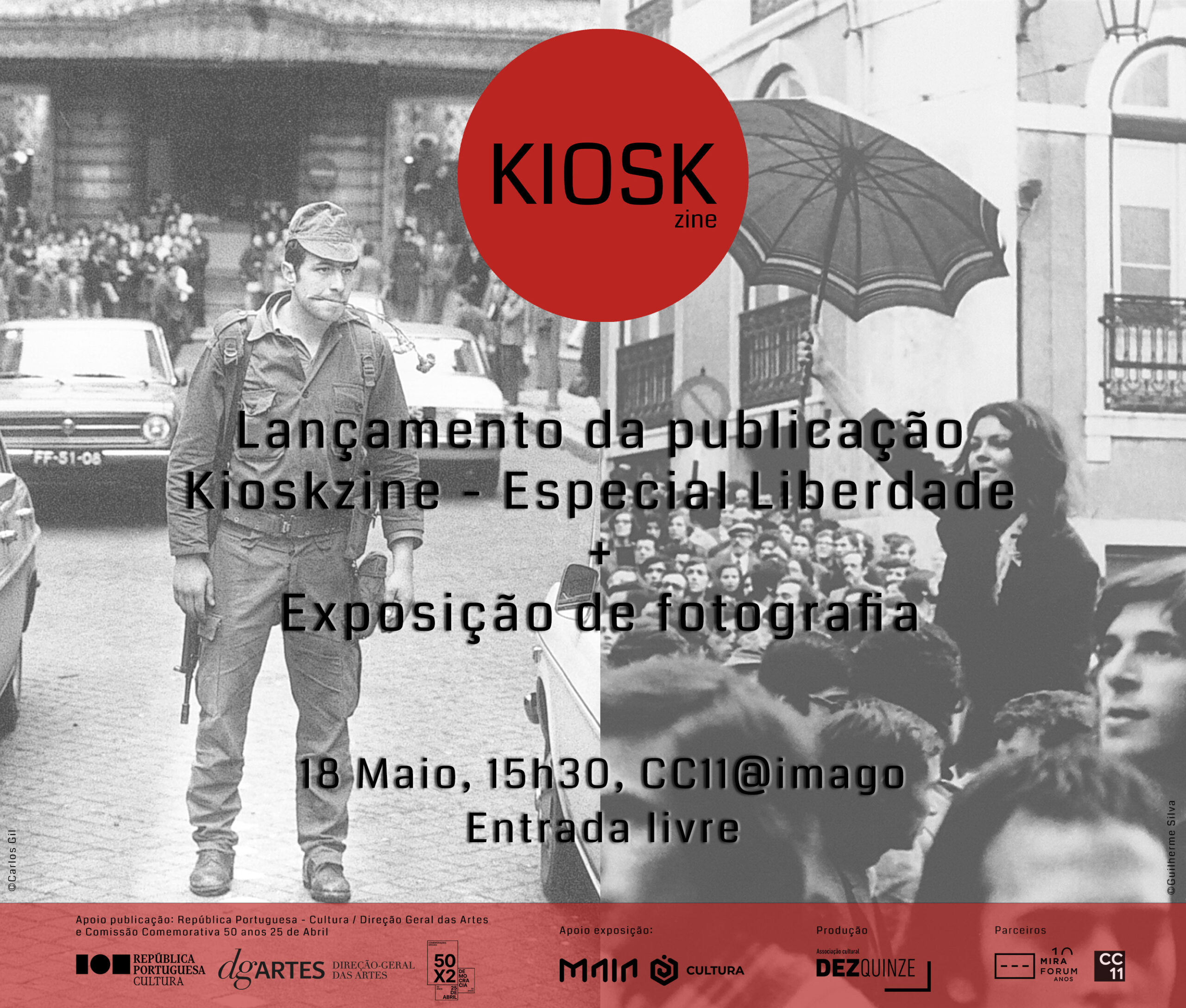 Capa Oficial do Evento Lançamento da publicação e exposição fotográfica da Kioskzine - Especial Liberdade - Lisboa