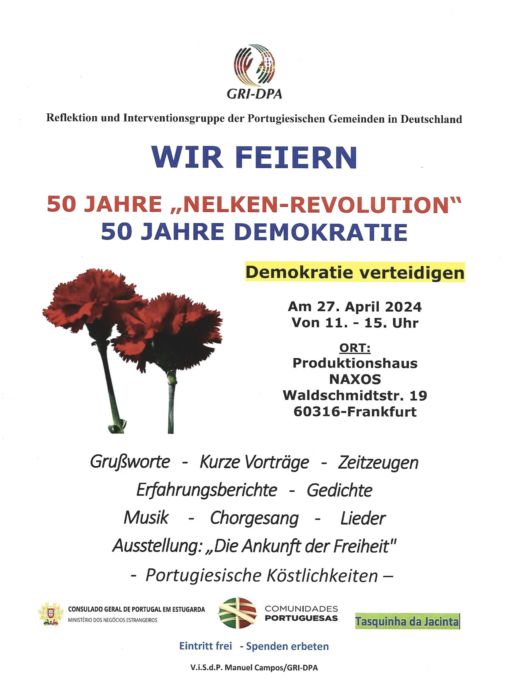 Capa do Evento Festa da Liberdade - Defender a Democracia