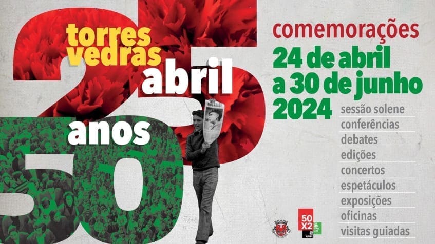 Capa Oficial do Evento 25 de Abril Torres Vedras | Experiências de Liberdade
