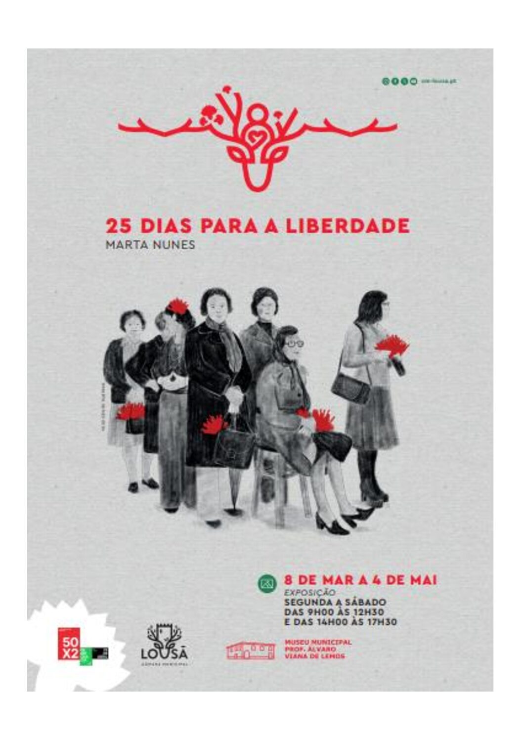 Capa Oficial do Evento 25 DIAS PARA A LIBERDADE de Marta Nunes