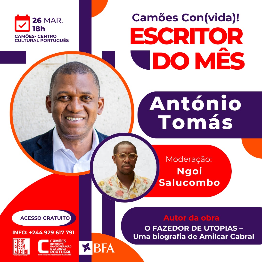Capa do Evento #escritordomes António Tomás