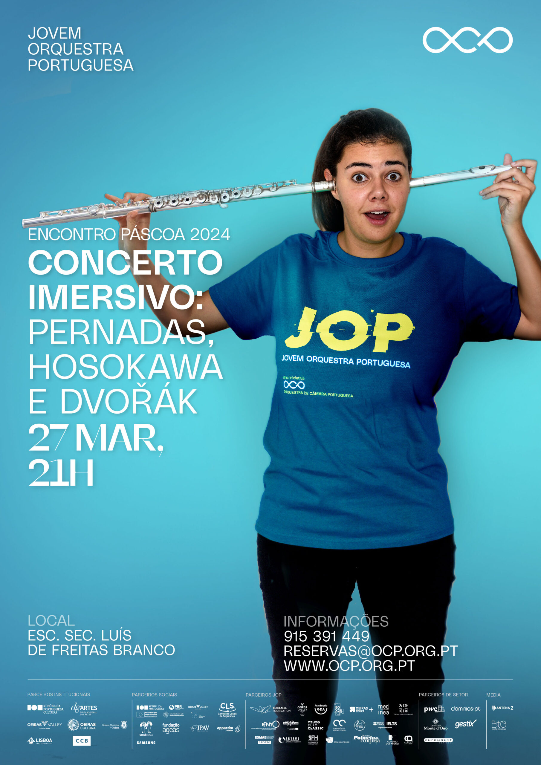 Capa Oficial do Evento Concerto: Pernadas, Hosakawa e Dvořák