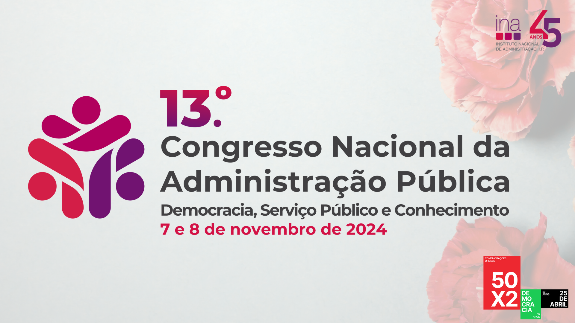 Capa do Evento 13.º Congresso Nacional da Administração Pública