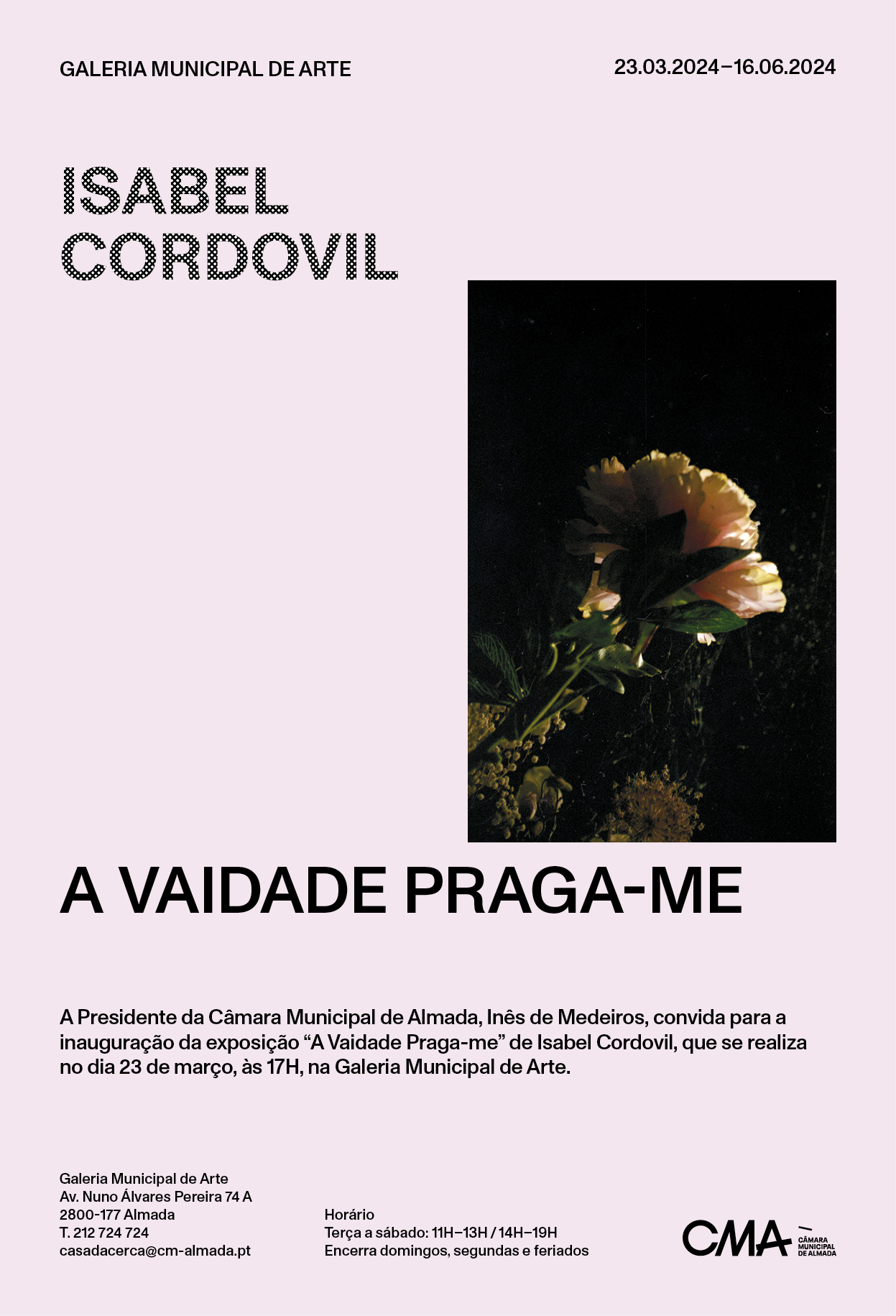 Capa Oficial do Evento A vaidade praga-me