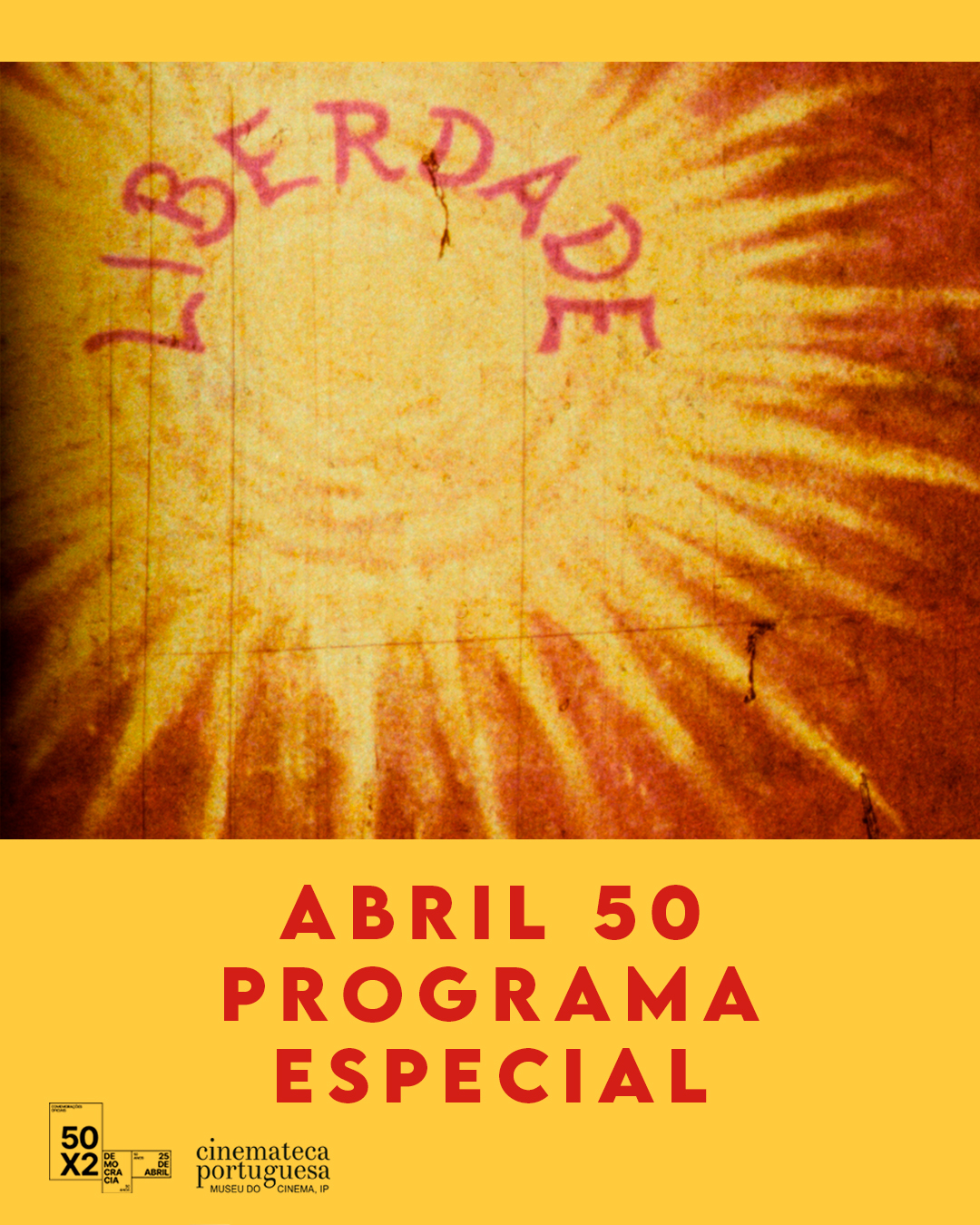 Capa Oficial do Evento Abril 50 - Programa Especial