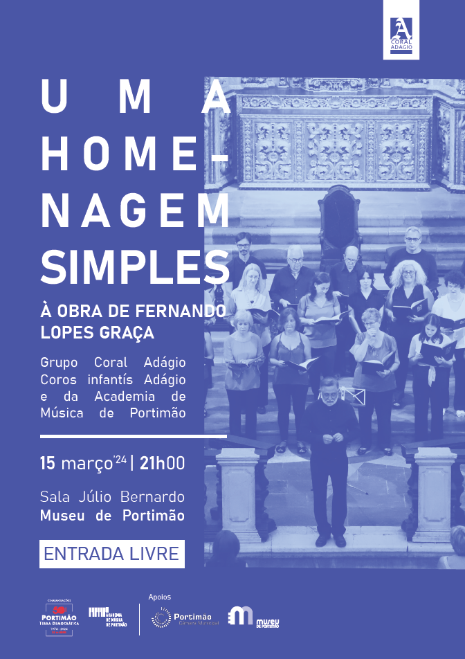 Capa Oficial do Evento Concerto de Homenagem Simples à obra de Fernando Lopes Graça