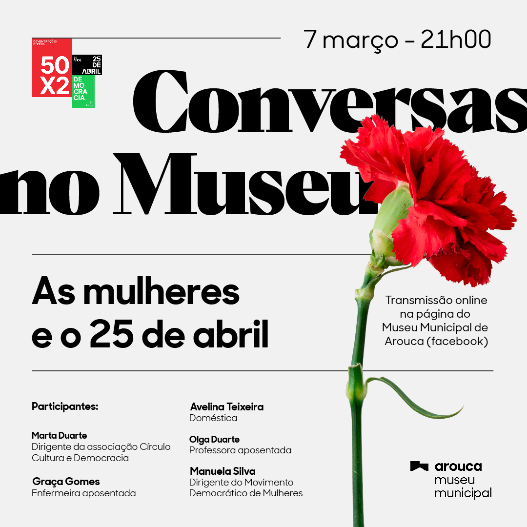 Capa Oficial do Evento Conversas no Museu 
