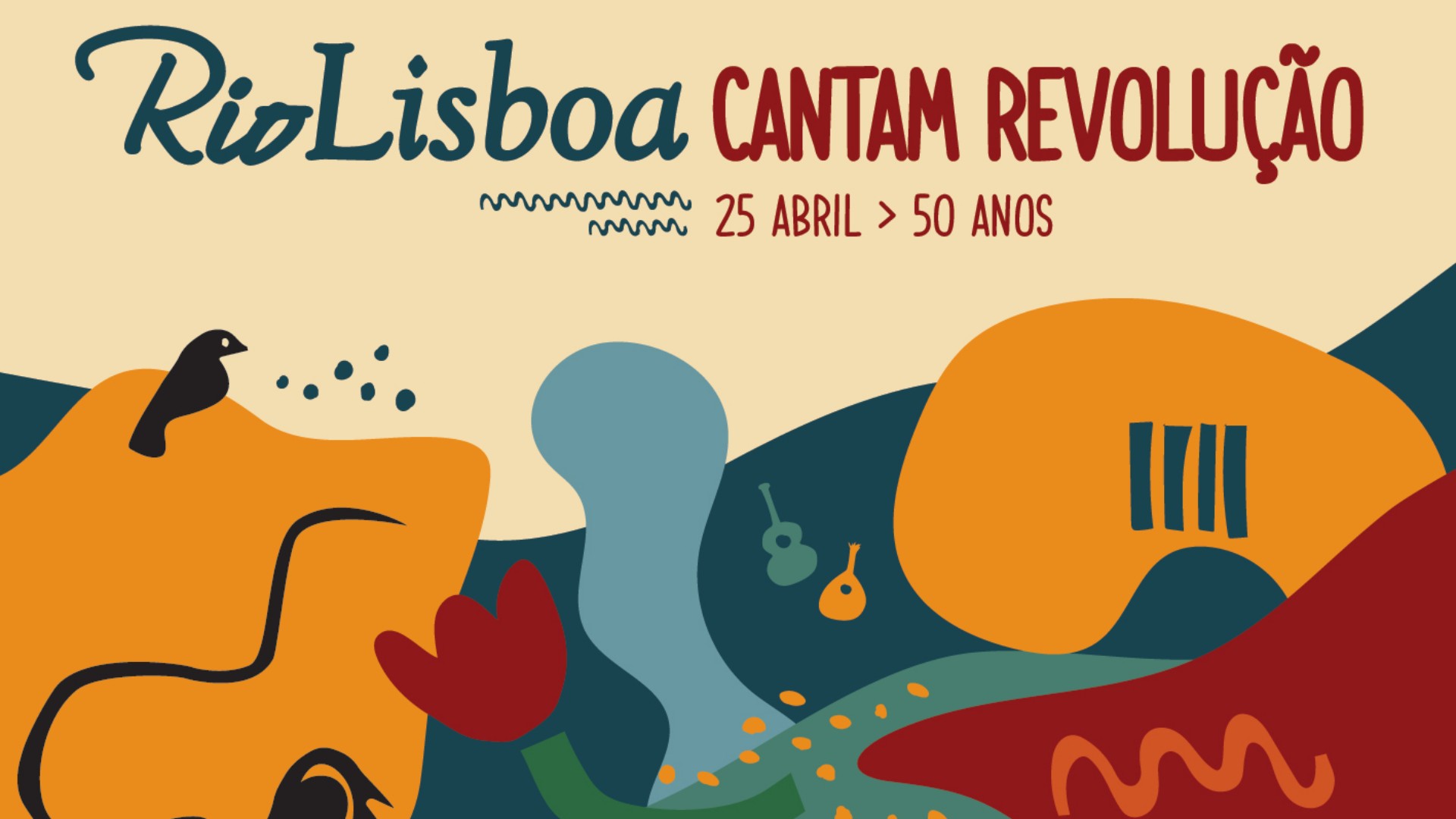 Capa do Evento Rio Lisboa Cantam Revolução