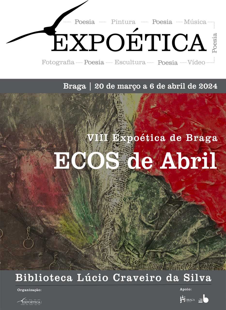 Capa Oficial do Evento Exposição coletiva da “EXPOÉTICA” ( Convergência de artes) – 8ª edição