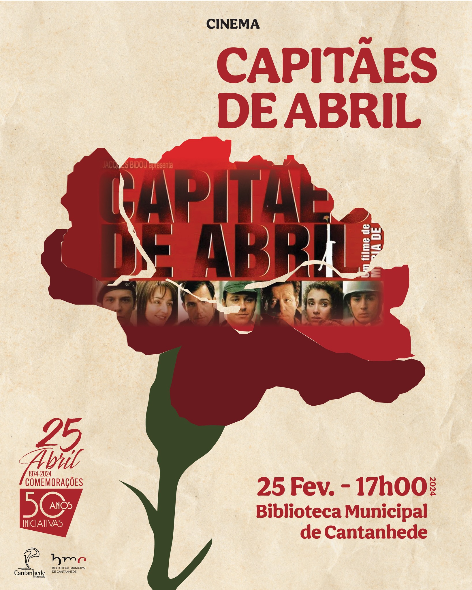 Capa do Evento Filme “Capitães de Abril”