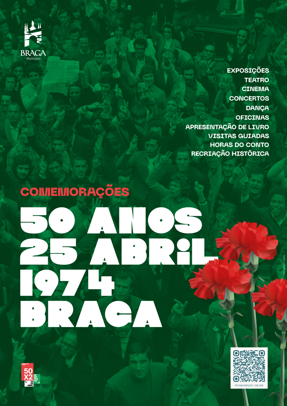 Capa Oficial do Evento ROTEIRO DA RESISTÊNCIA [e lugares do poder] EM BRAGA (1926/1975)