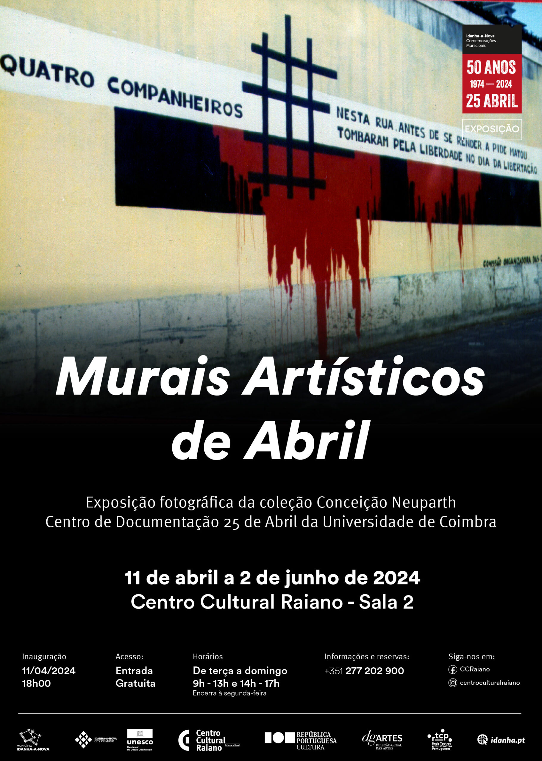 Capa do Evento Murais Artísticos de Abril - Coleção Conceição Neuparth