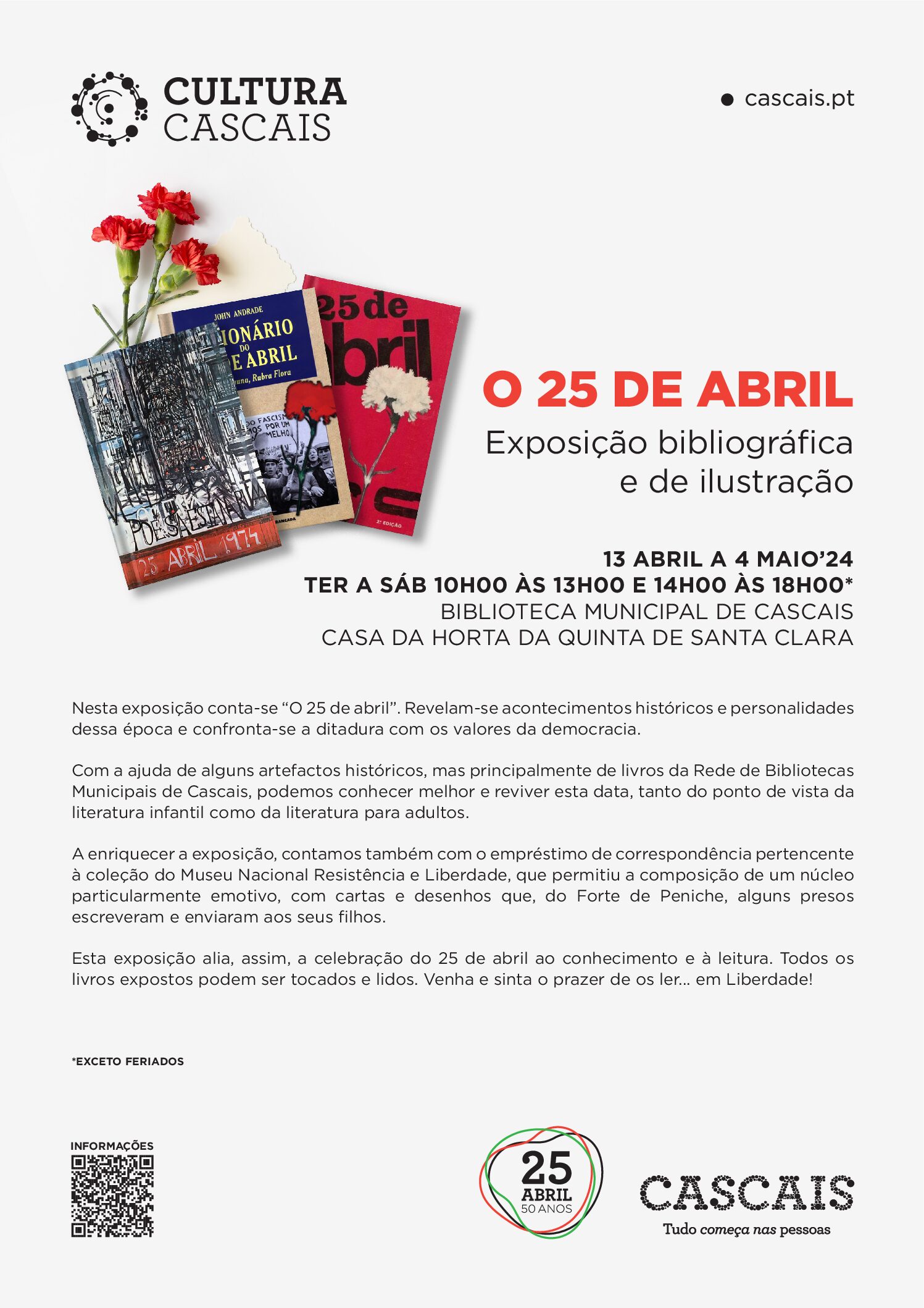 Capa Oficial do Evento Ilustração para a infância na comemoração dos 50 anos do 25 de Abril 