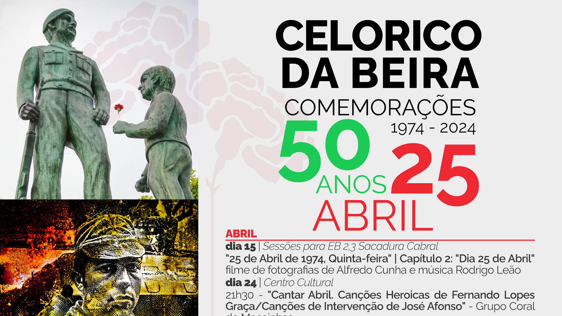 Capa do Evento Celorico da Beira - Comemorações dos 50 anos do 25 abril