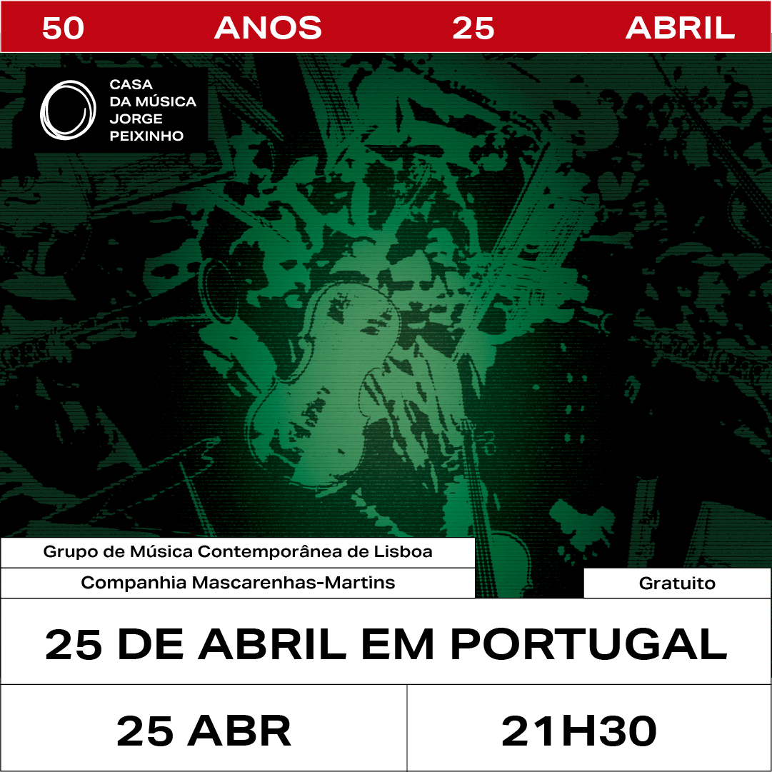 Capa Oficial do Evento 25 de Abril em Portugal