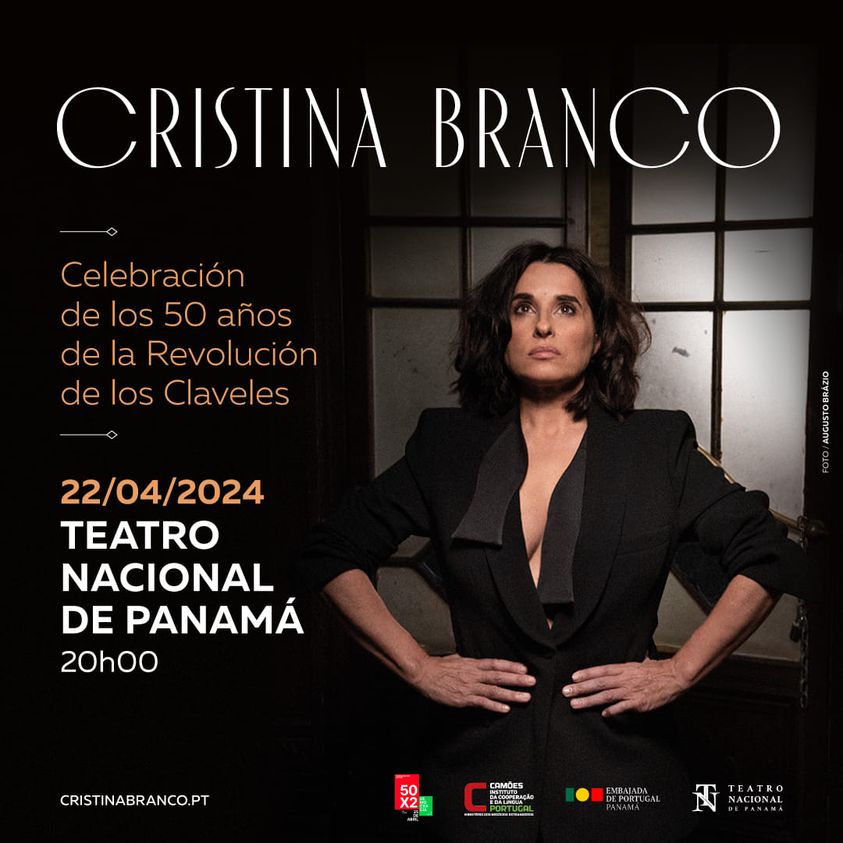 Capa do Evento Concerto Cristina Branco em comemoração dos 50 Anos 25 Abril