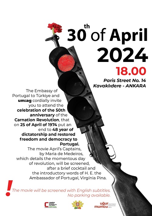 Capa do Evento Ancara: 50 anos do 25 de Abril