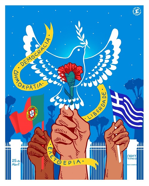 Capa do Evento Atenas: Mural do 25 de Abril e de Politechnio