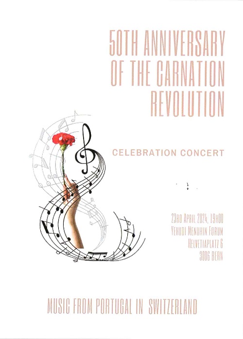 Capa do Evento Berna: Concerto comemorativo dos 50 anos da Revolução dos Cravos