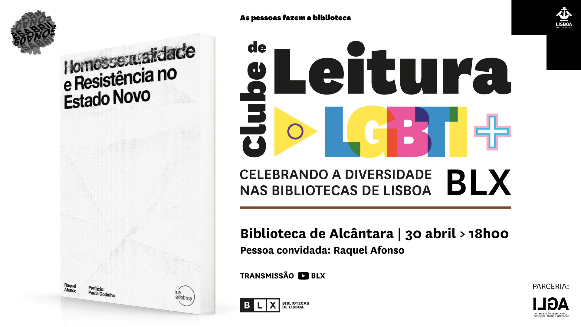 Capa do Evento Clube de leitura LGBTI+ | 