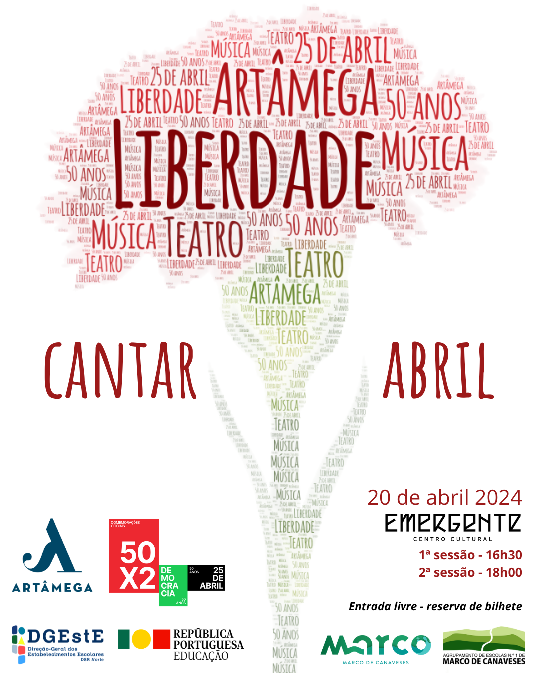 Capa do Evento Canções de abril