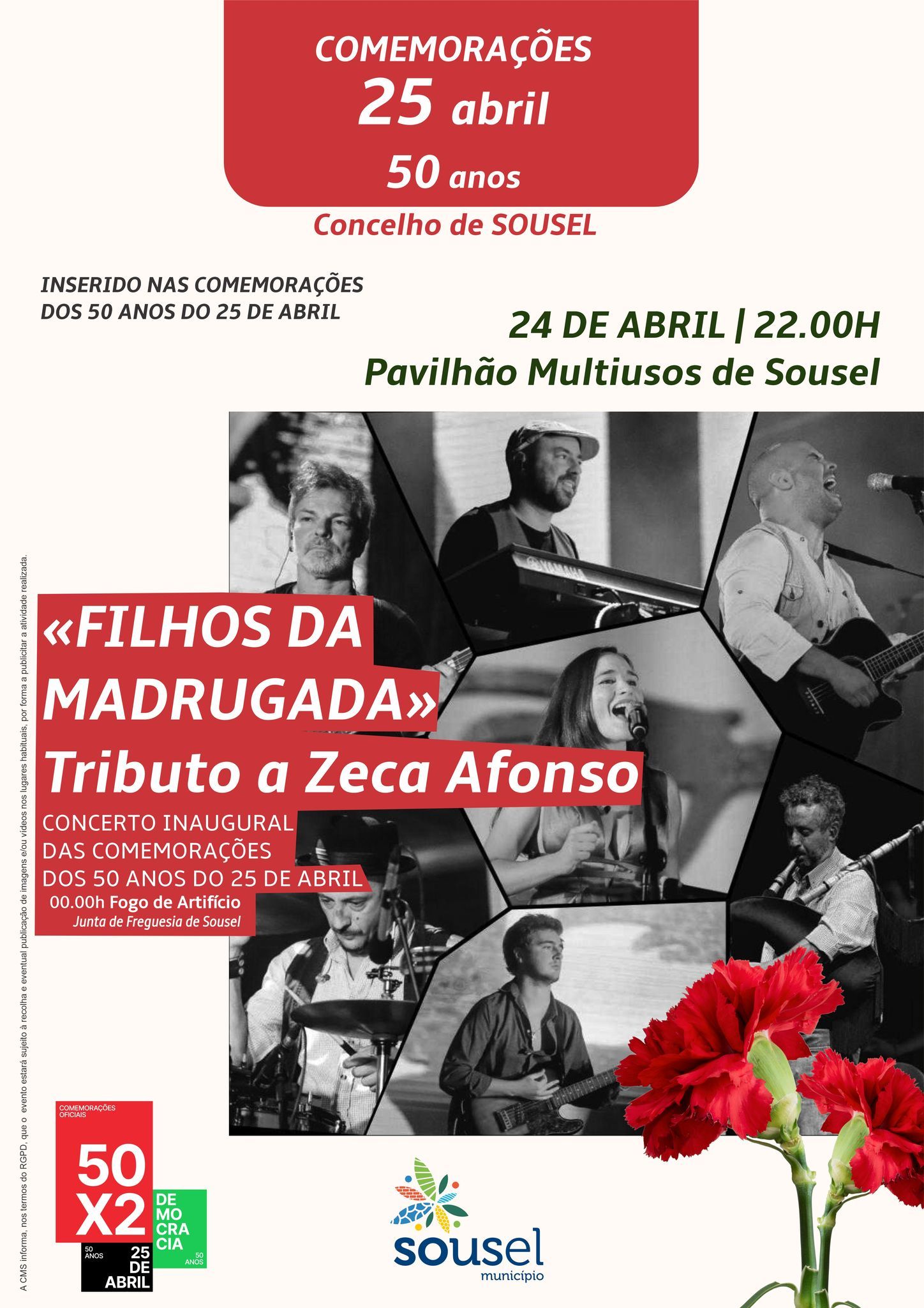 Capa Oficial do Evento Tributo a Zeca Afonso