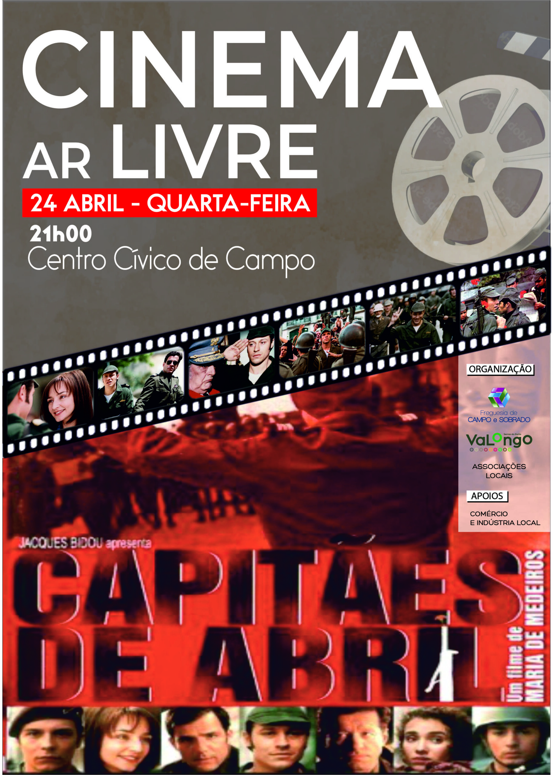 Capa do Evento Sessão de Cinema ao Ar Livre 