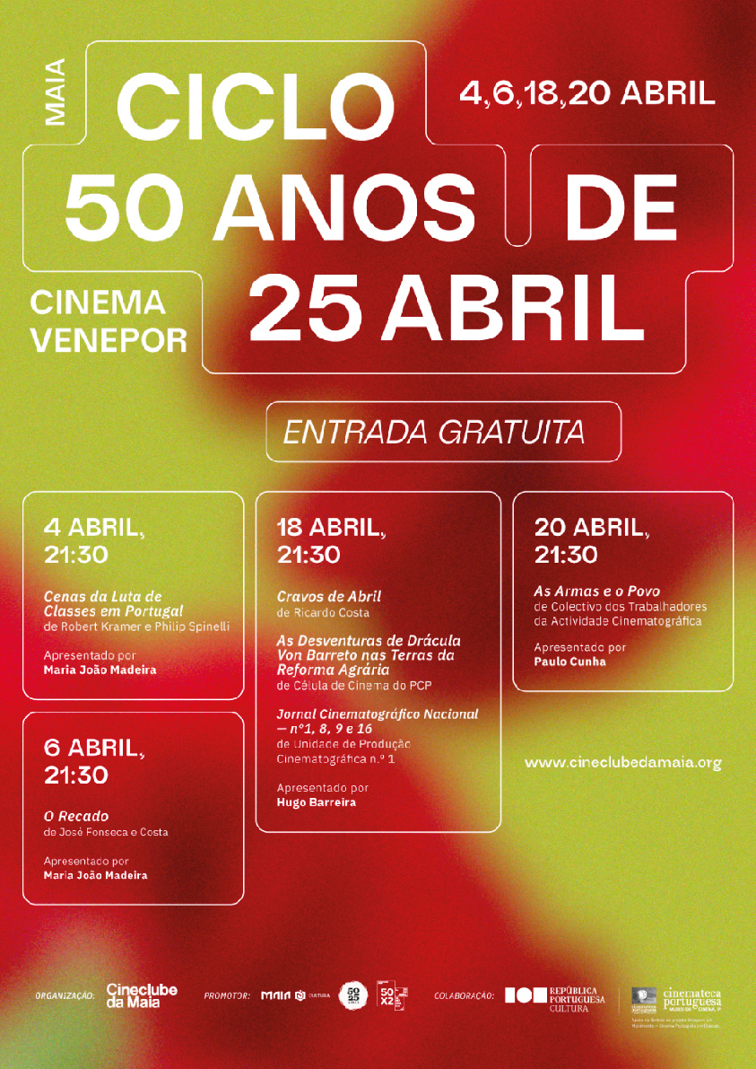 Capa Oficial do Evento Ciclo de Cinema 