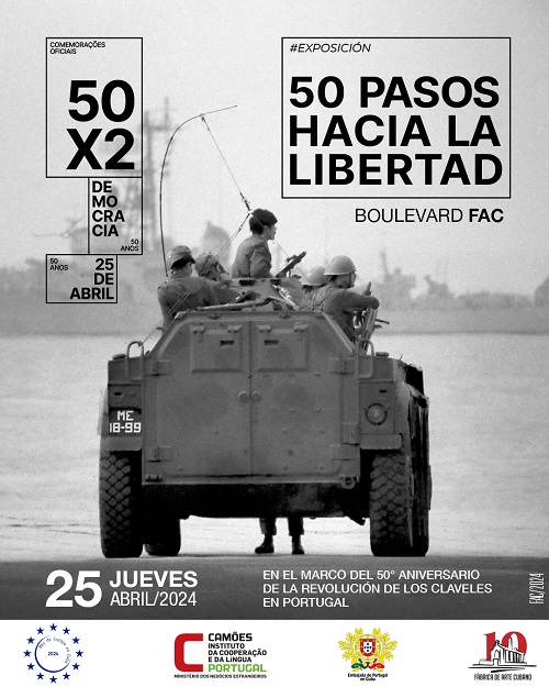 Capa do Evento Havana: Exposição “50 Passos para a Liberdade - Portugal, da Ditadura ao 25 de Abril”