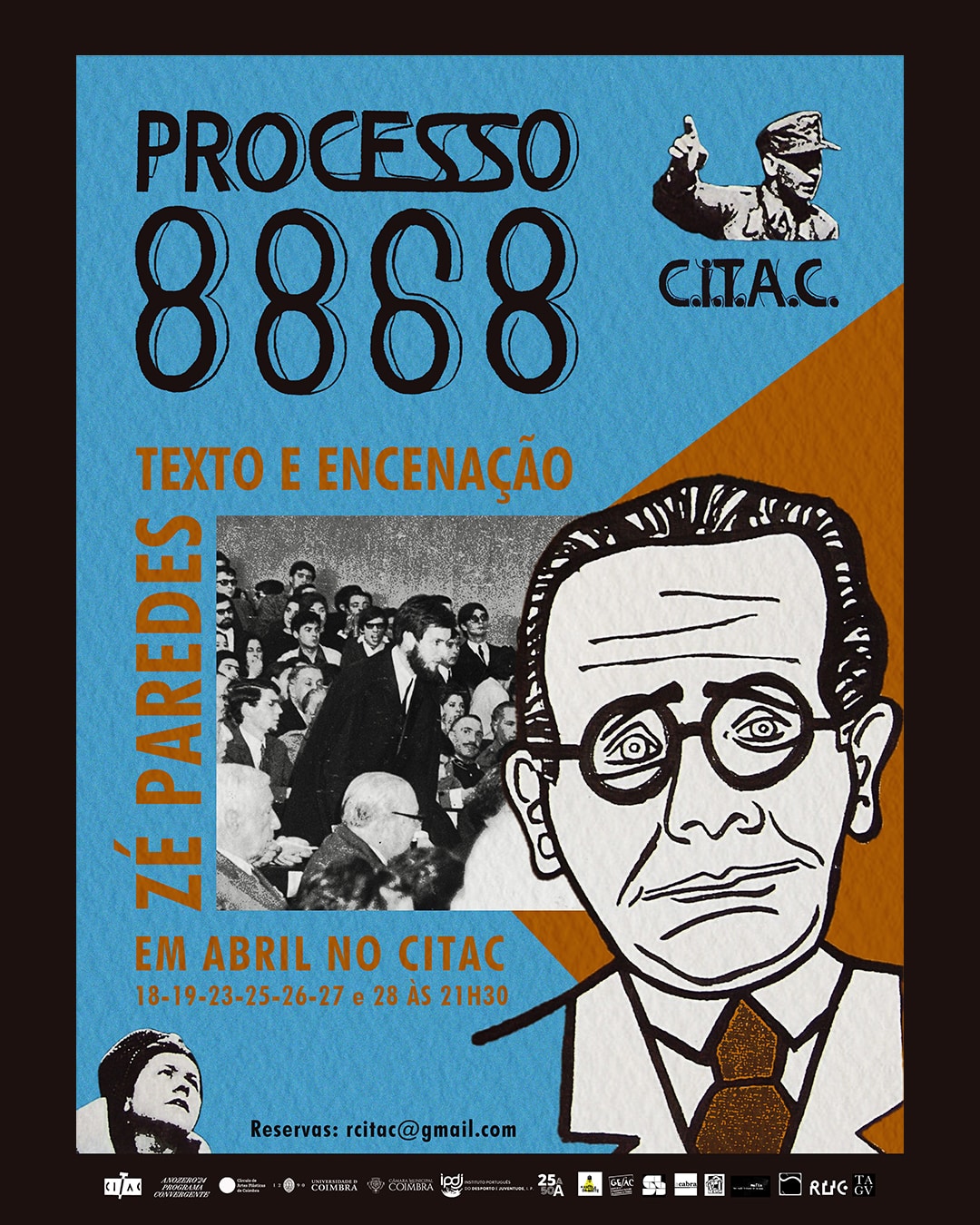 Capa Oficial do Evento PROCESSO 8868, Castelao em Coimbra