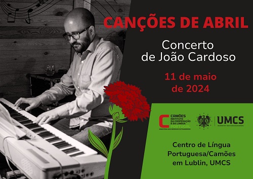 Capa do Evento Lublin: Concerto de João Cardoso “Canções de Abril”