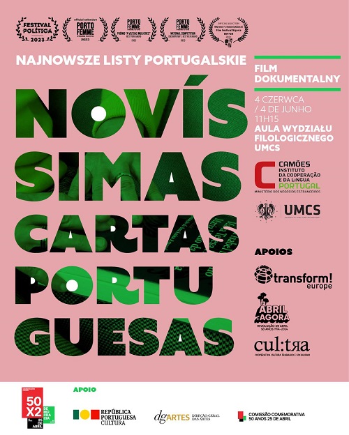 Capa do Evento Lublin: Projeção do documentário «Novíssimas Cartas Portuguesas»