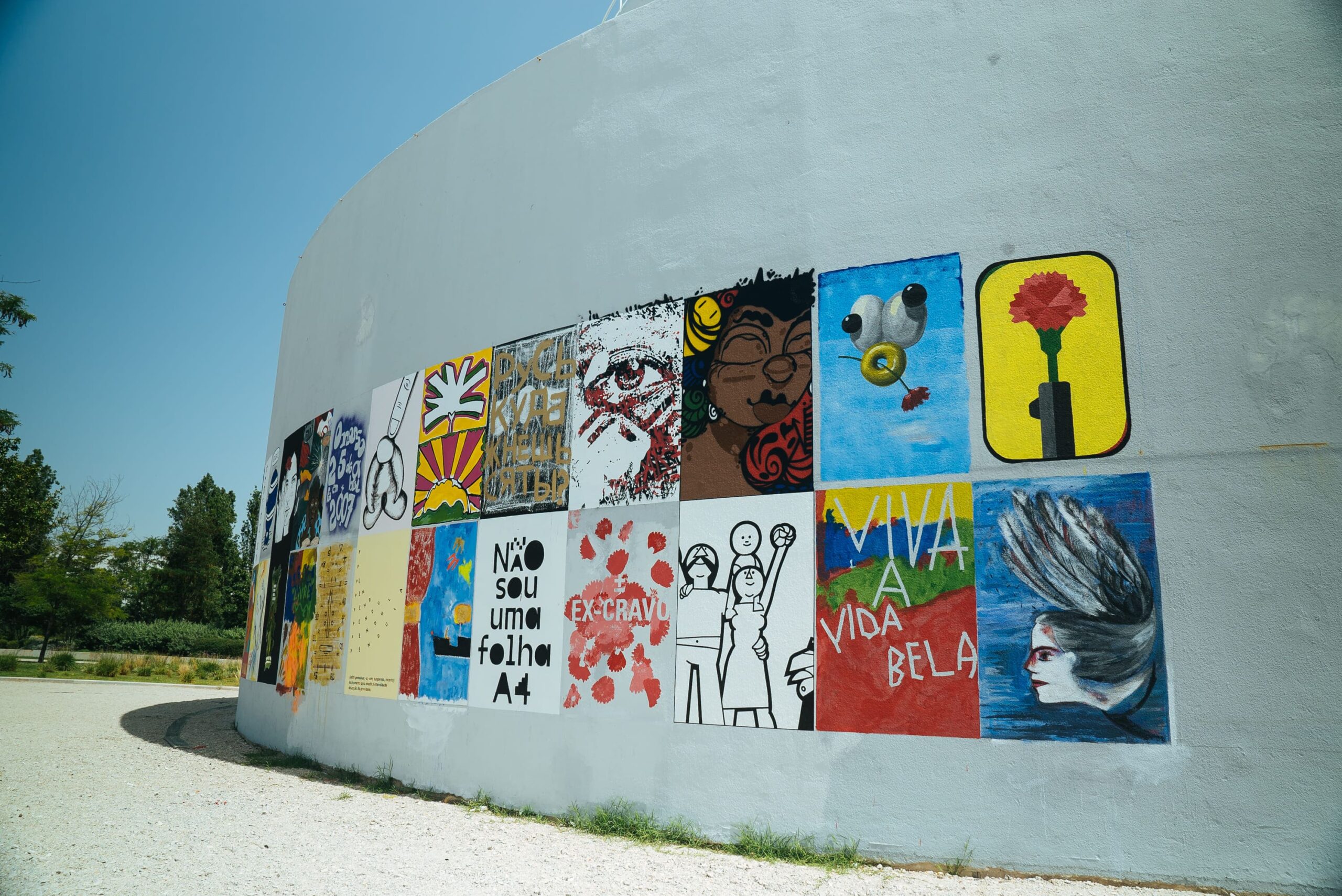 Capa do Evento Mural 48 artistas, 48 anos de liberdade