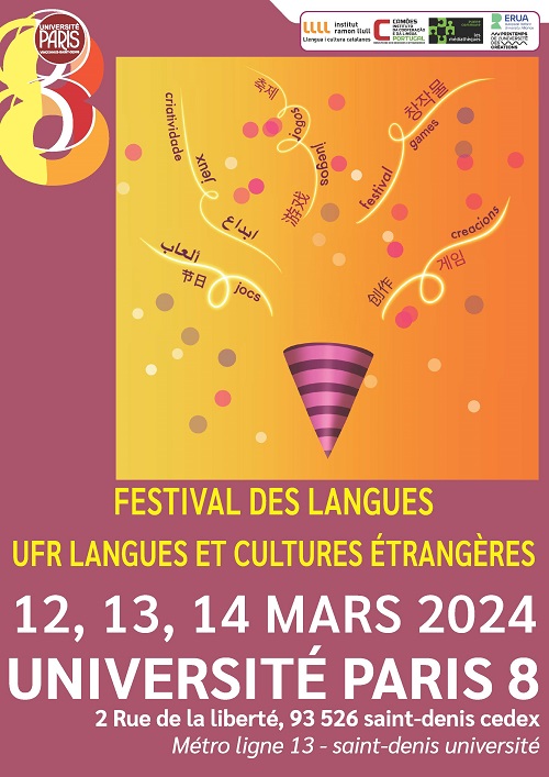 Capa do Evento Paris: Festival das Línguas com atividades dedicadas à comemoração dos 50 anos do 25 de Abril