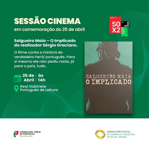 Capa do Evento Rio de Janeiro: 50 Anos do 25 de Abril | Sessão de Cinema