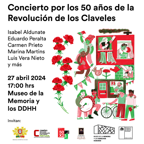 Capa do Evento Santiago do Chile: Concerto pelos 50 anos da Revolução dos Cravos