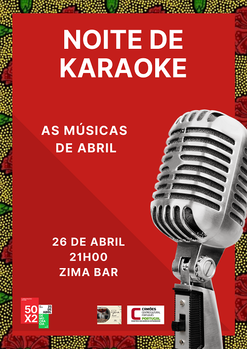 Capa do Evento São Tomé: Noite de karaoke – “As Músicas de Abril”