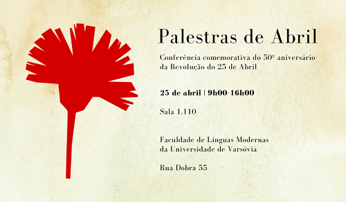 Capa do Evento Varsóvia: Palestras de Abril