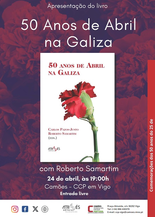 Capa do Evento Vigo: Apresentação do livro 