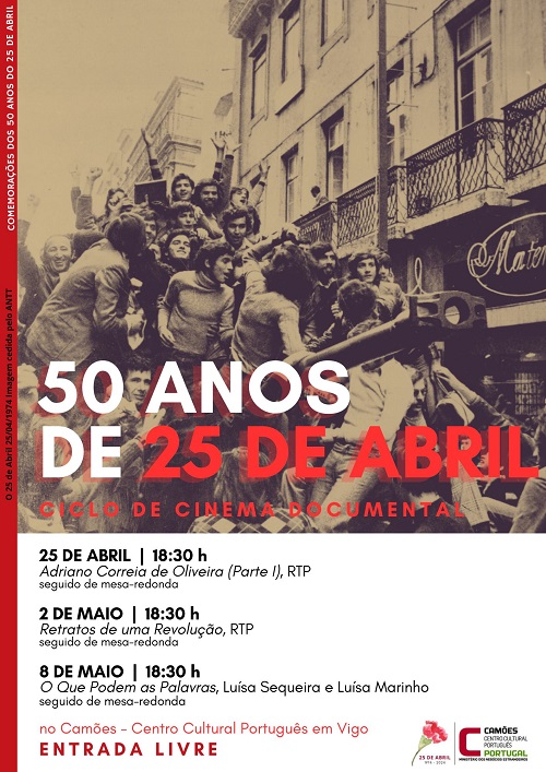 Capa do Evento Vigo: Ciclo de Cinema Documental | 50 Anos de 25 de Abril