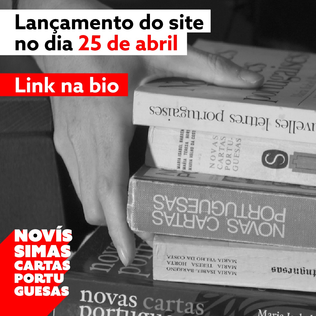 Capa do Evento Novissimas Cartas Portuguesas - Lançamento do website