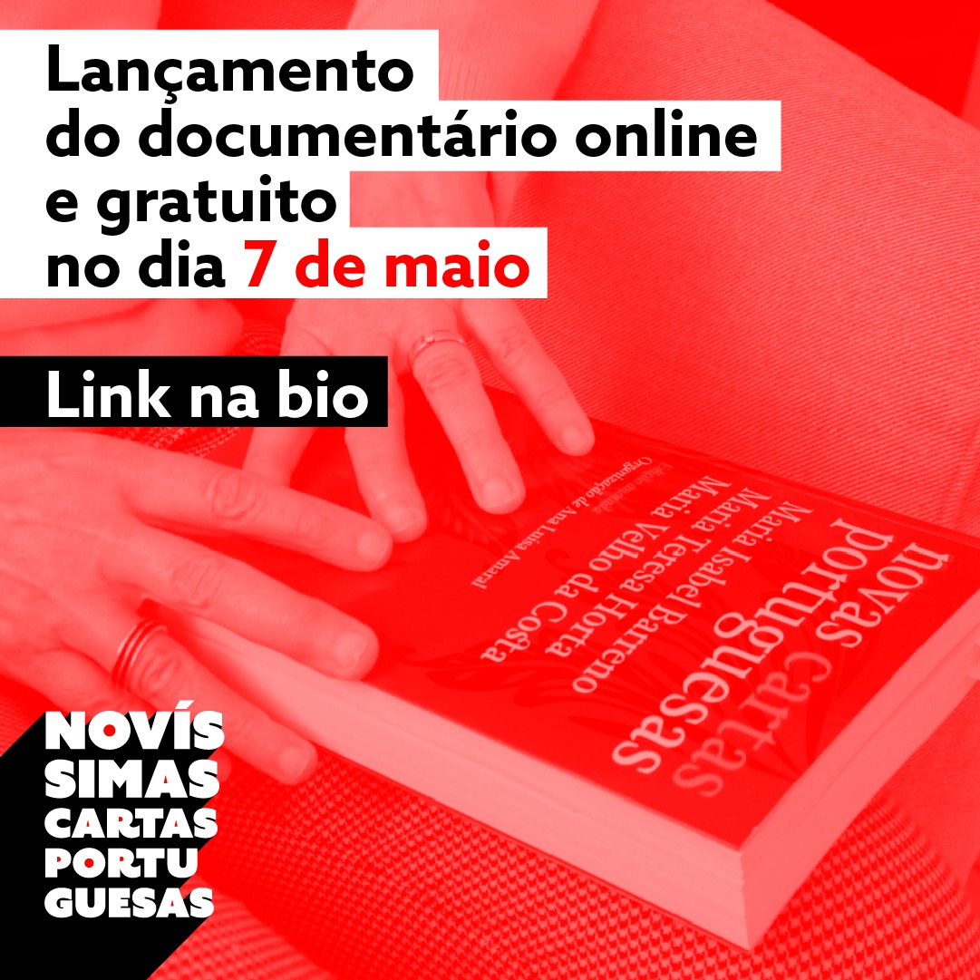 Capa do Evento Novissimas Cartas Portuguesas - Lançamento do documentário online