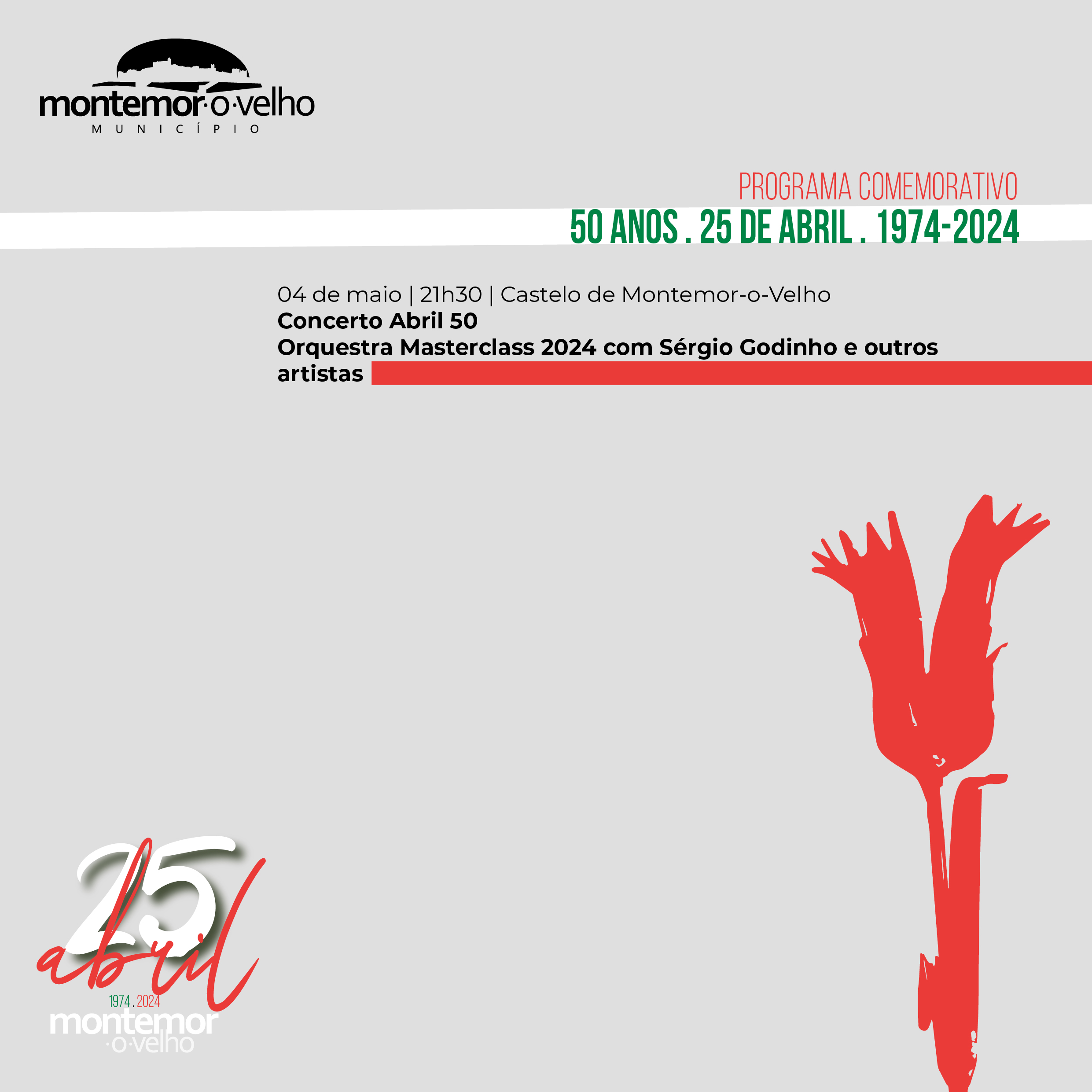 Capa do Evento Concerto Abril 50 | 50 Anos do 25 de abril de 1974