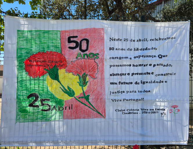 Capa do Evento Comemorações dos 50 anos de abril