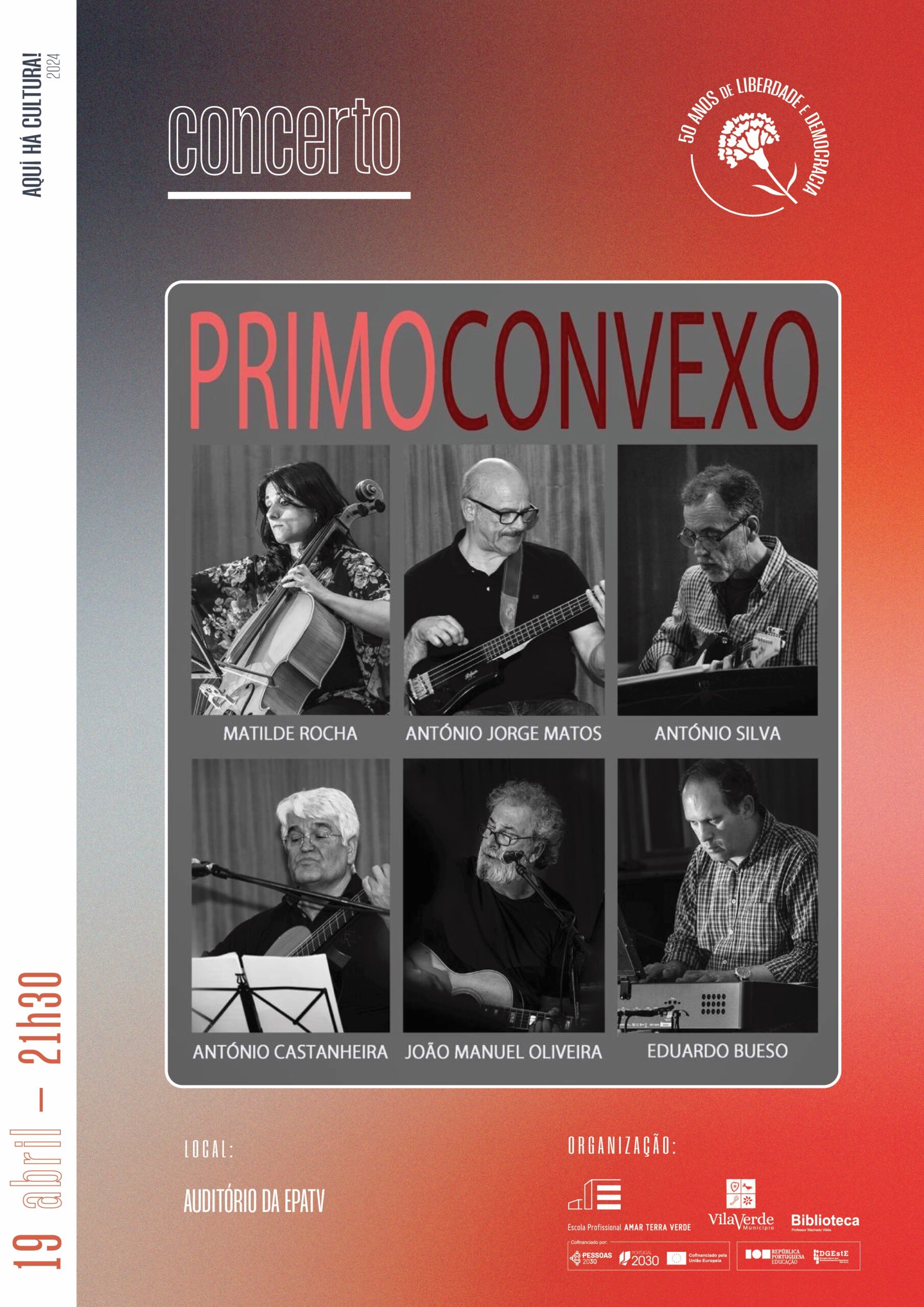 Capa Oficial do Evento Concerto Primo Convexo