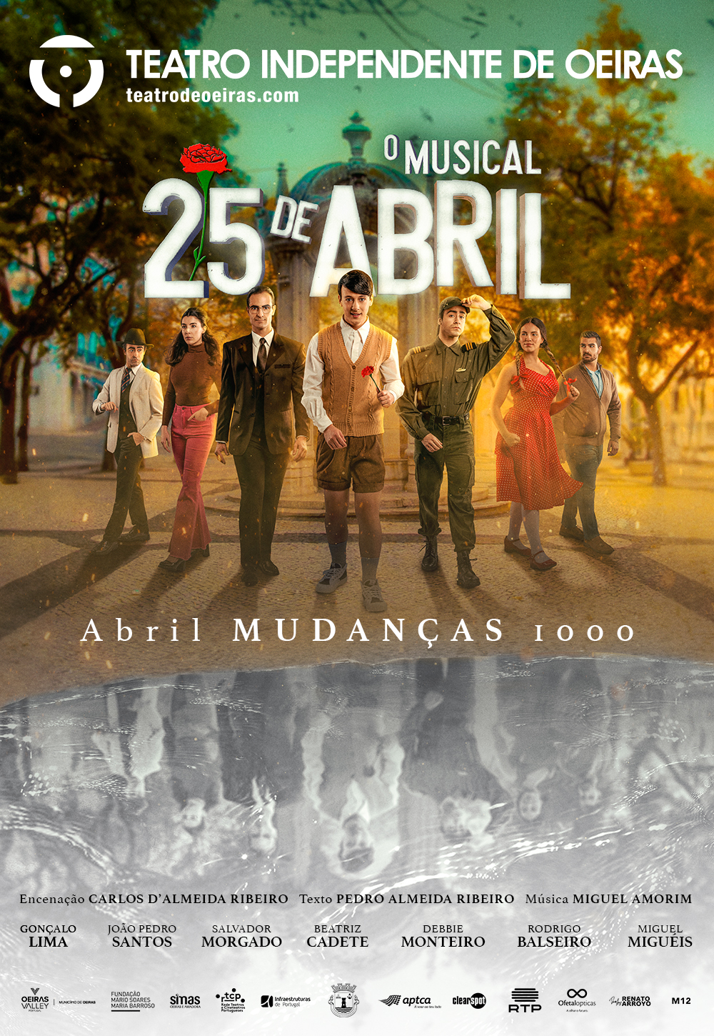 Capa Oficial do Evento 25 de Abril – O Musical | Abril! Mudanças 1000