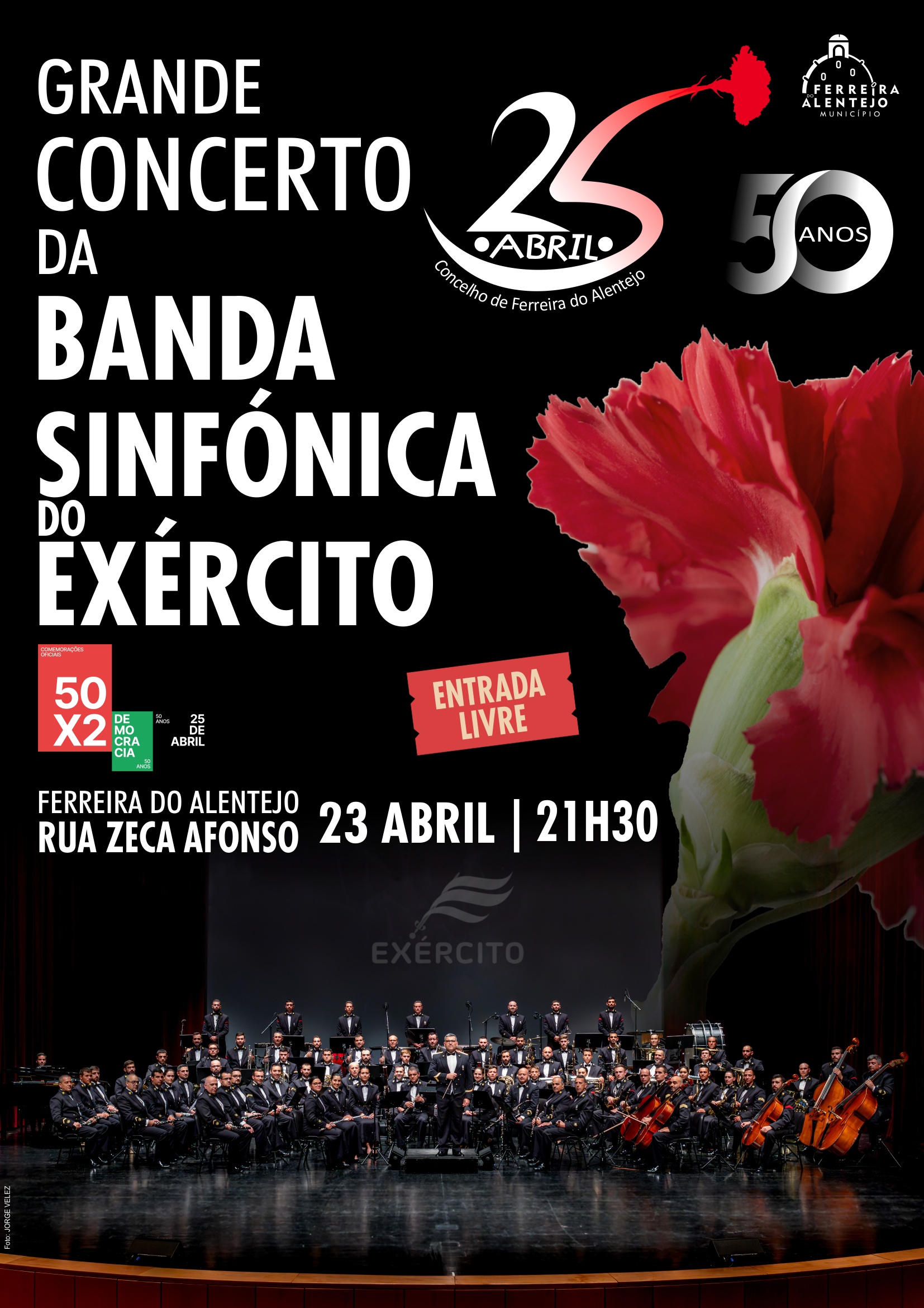 Capa Oficial do Evento Grande concerto da Banda Sinfónica do Exército